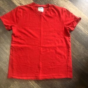 Unisex Red Old Navy SS Crewneck Sweatshirt Size M